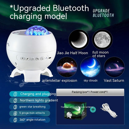 Northern Lights Starry Sky Projector Small Night Lamp