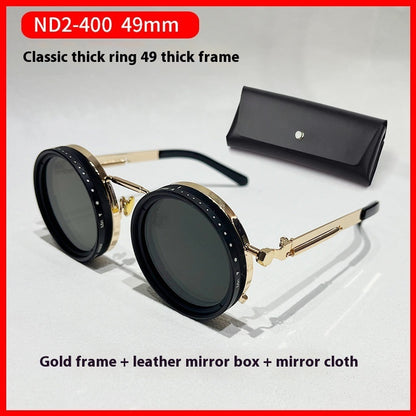 Glasses Box Adjustable Light Reduction 9 Gear Glasses UV Protection